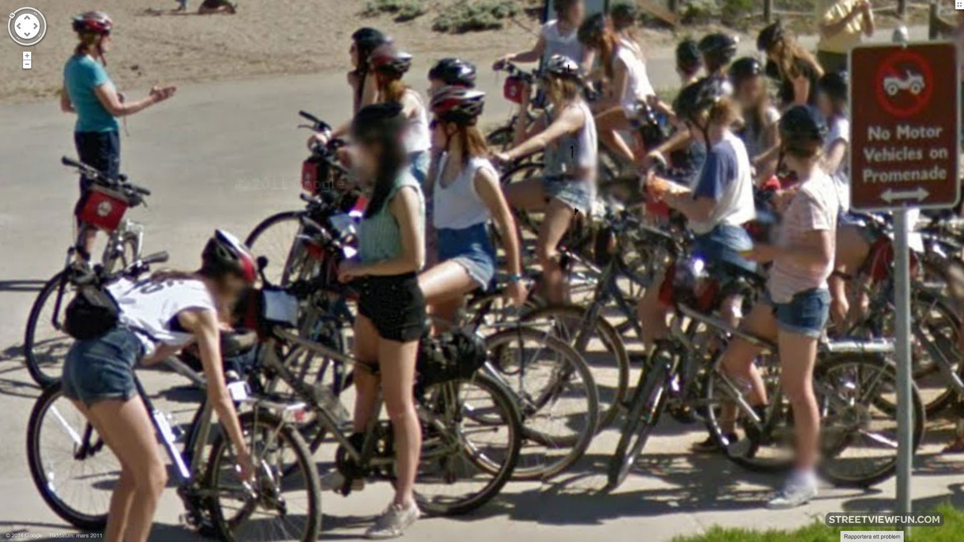 ladies on bikes