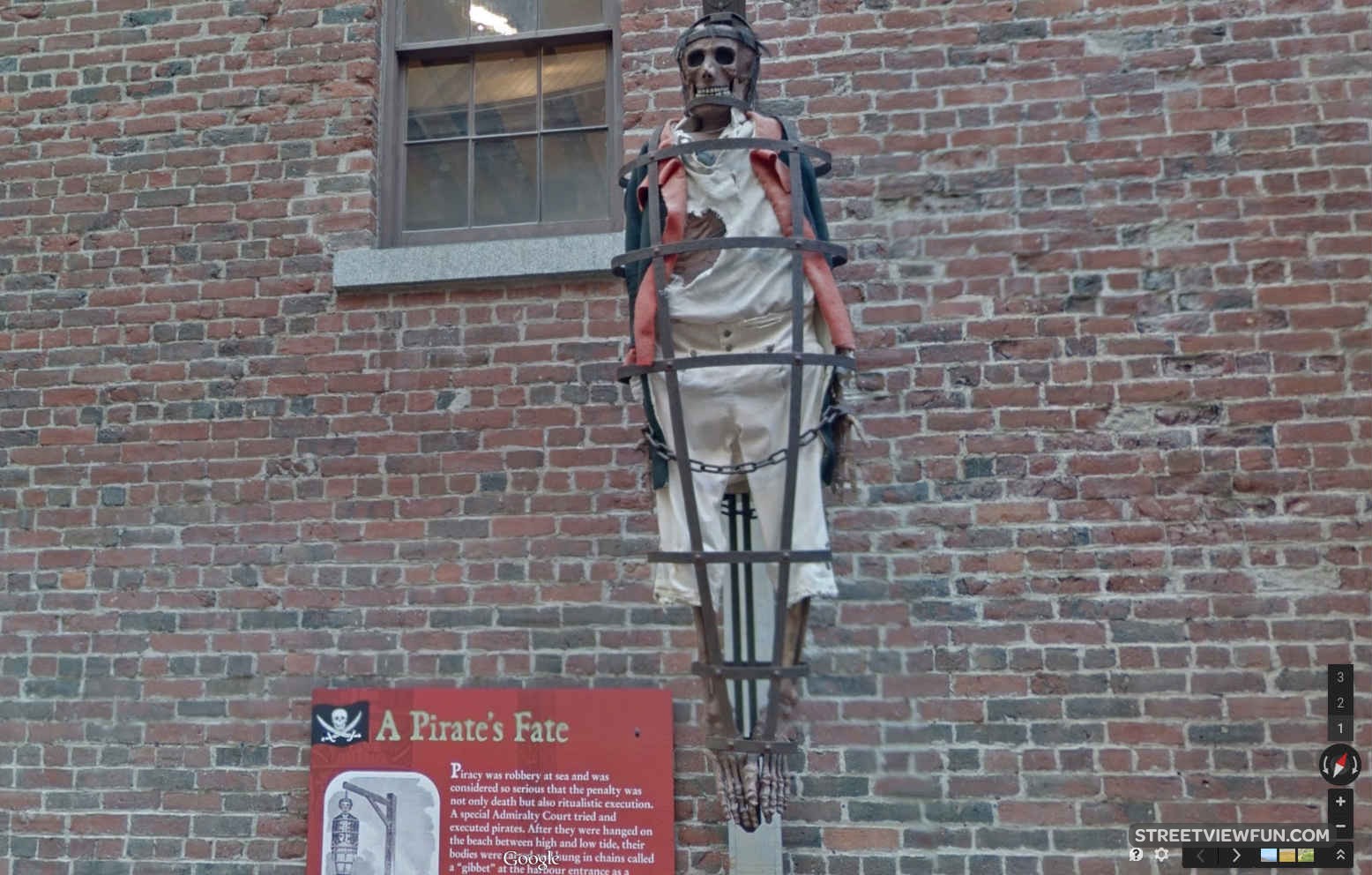 End of a pirate – STREETVIEWFUN