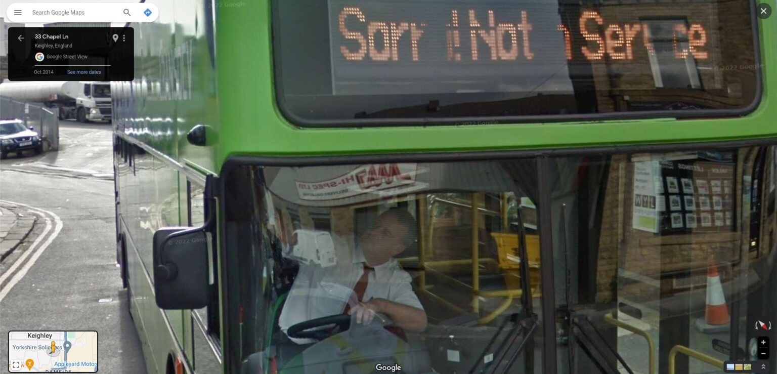 Bus Driver Face Blur Fail Streetviewfun 